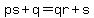 ps%2Bq=qr%2Bs