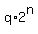 q%2A2%5En