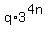 q%2A3%5E%284n%29