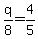 q%2F8=4%2F5+