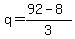 q=%2892-8%29%2F3