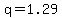q=1.29
