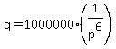 q=1000000%281%2Fp%5E6%29