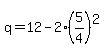 q=12-2%285%2F4%29%5E2