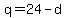 q=24-d