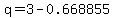 q=3-0.668855
