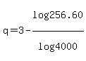 q=3-log%28256.60%29%2Flog%284000%29