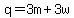 q=3m%2B3w