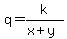 q=k%2F%28x%2By%29