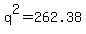 q%5E2=262.38