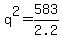 q%5E2=583%2F2.2