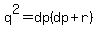 q%5E2=dp%28dp%2Br%29