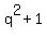 q%5E2+%2B+1