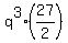 q%5E3%2A%2827%2F2%29