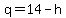 q+=+14-h