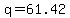 q+=+61.42