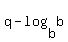 q+-+log%28b%2Cb%29