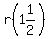 r%281%261%2F2%29