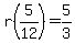 r%285%2F12%29=5%2F3