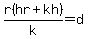 r%28hr%2Bkh%29%2Fk=d