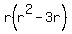 r%28r%5E2-3r%29