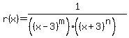 r%28x%29=1%2F%28%28%28x-3%29%5Em%29%28%28x%2B3%29%5En%29%29
