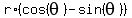r%2A%28cos%28theta%29-sin%28theta%29%29