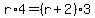 r%2A4=%28r%2B2%29%2A3