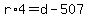 r%2A4=d-507