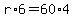 r%2A6=60%2A4