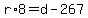 r%2A8=d-267