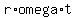r%2Aomega%2At