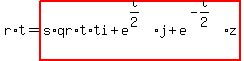 r%2At=highlight_red%28+s%2Aqr%2At%2Ati%2Be%5E%28t%2F2%29%2Aj%2Be%5E%28-t%2F2%29%2Az+%29