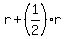 r%2B%281%2F2%29r