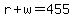 r%2Bw=455