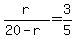r%2F%2820-r%29=3%2F5