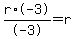 r%2F-3%2A-3=r