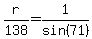 r%2F138=1%2Fsin%2871%29