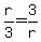 r%2F3=3%2Fr