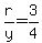 r%2Fy=3%2F4