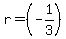 r=%28-1%2F3%29