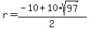 r=%28-10%2B10%2Asqrt%2897%29%29%2F2