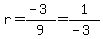 r=%28-3%29%2F9=1%2F%28-3%29