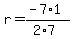 r=%28-7%2A1%29%2F%282%2A7%29