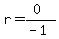 r=%280%29%2F%28-1%29
