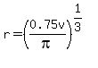 r=%280.75v%2Fpi%29%5E%281%2F3%29+