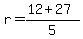 r=%2812%2B27%29%2F5