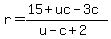 r=%2815%2Buc-3c%29%2F%28u-c%2B2%29