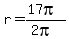 r=%2817pi%29%2F%282pi%29