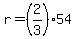 r=%282%2F3%29%2A54